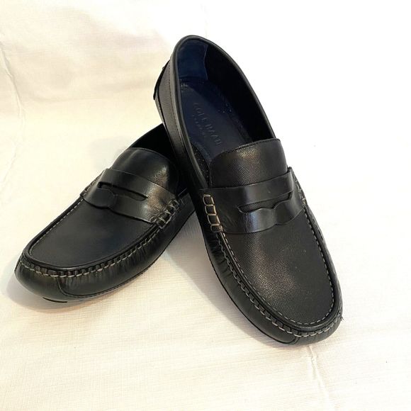 Cole Haan  Men’s Loafers Size 8‎ Black Slip On Shoes Driving Moccasin - Picture 6 of 10
